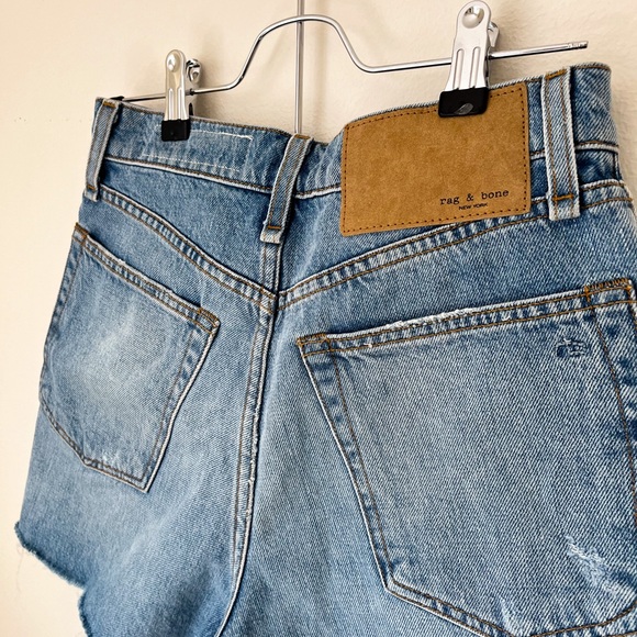 Rag & Bone Maya High Rise Shortie Shorts - Picture 5 of 6